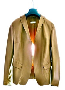 Burberry Prorsum ‘Stretch Leather’ Blazer by Roberto Menichetti