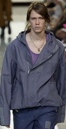 Louis Vuitton SS03 Asymmetric Biker Jacket 
Designed by Marc Jacobs