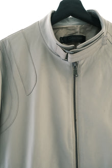 Calvin Klein Collection “Spiral” Patched Leather Biker