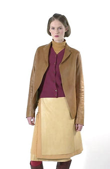 Burberry Prorsum ‘Stretch Leather’ Blazer by Roberto Menichetti