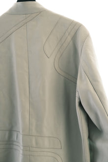 Calvin Klein Collection “Spiral” Patched Leather Biker