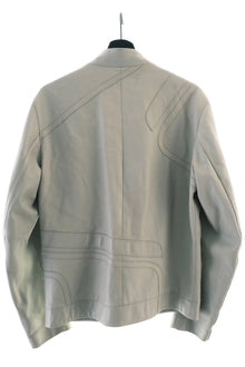 Calvin Klein Collection “Spiral” Patched Leather Biker