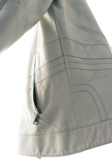 Calvin Klein Collection “Spiral” Patched Leather Biker