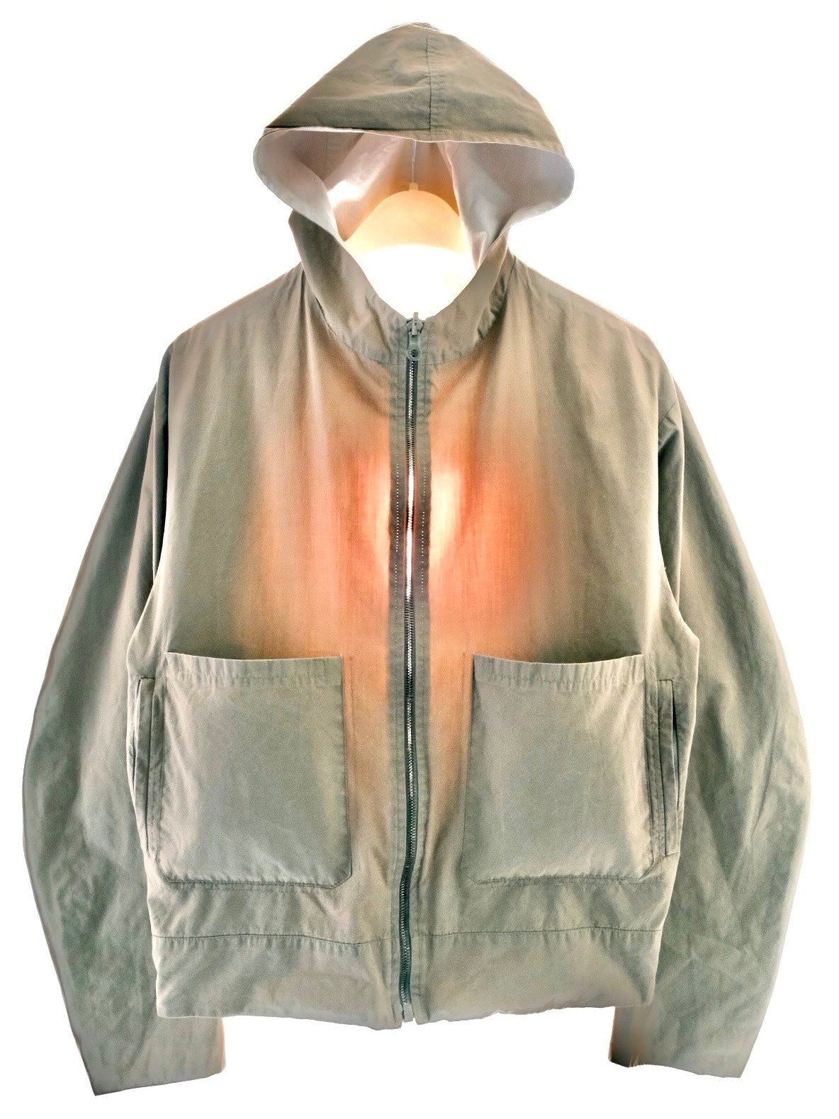 Calvin Klein Collection 1990 ‘Stacked’ Pocket Reversible Jacket