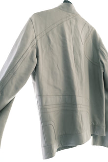 Calvin Klein Collection “Spiral” Patched Leather Biker
