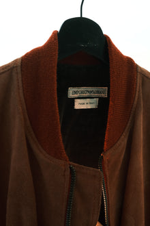 Emporio Armani AW1998 ‘Embossed’ Leather Bomber