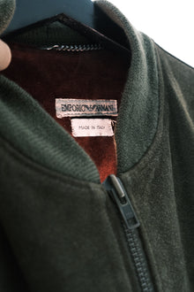 Emporio Armani AW89 ‘Embossed’ Leather Bomber