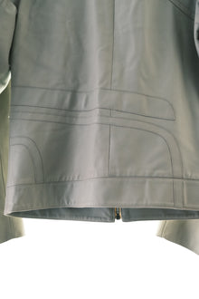 Calvin Klein Collection “Spiral” Patched Leather Biker