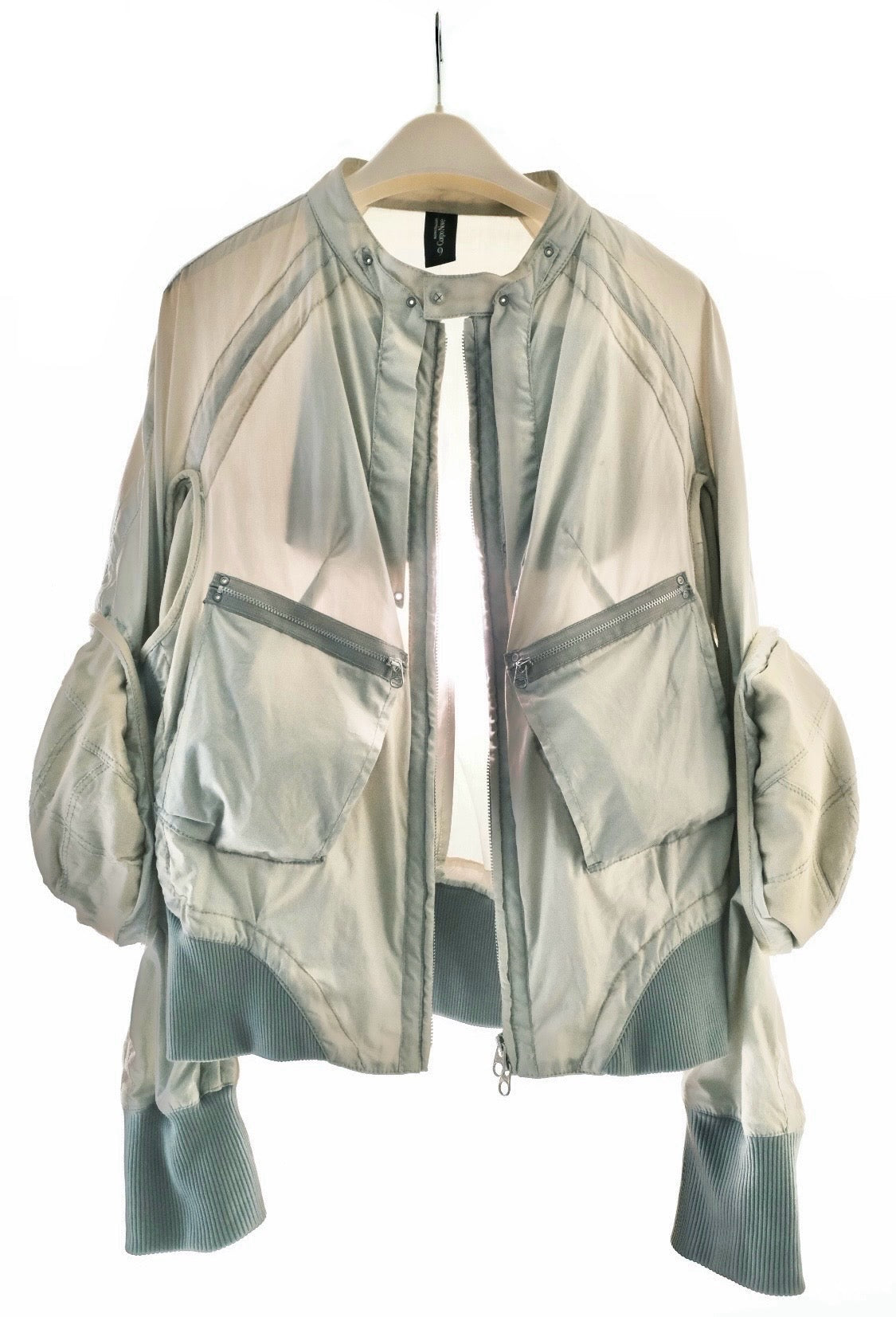 Corpo Nove by Mauro Taliani 
‘Imploded Elbow ball’ Metal Blend Jacket