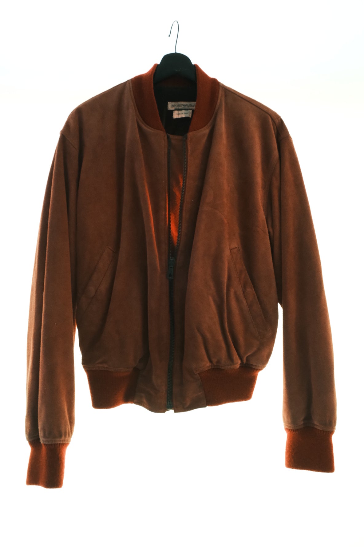 Emporio Armani AW1998 ‘Embossed’ Leather Bomber