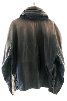 Issey Miyake FW1992 ‘Neck-Pillow’ Leather Jacket with Concealed Hood.