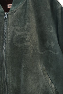 Emporio Armani AW89 ‘Embossed’ Leather Bomber